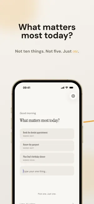 OneThink - One Thing a Day screenshot 2