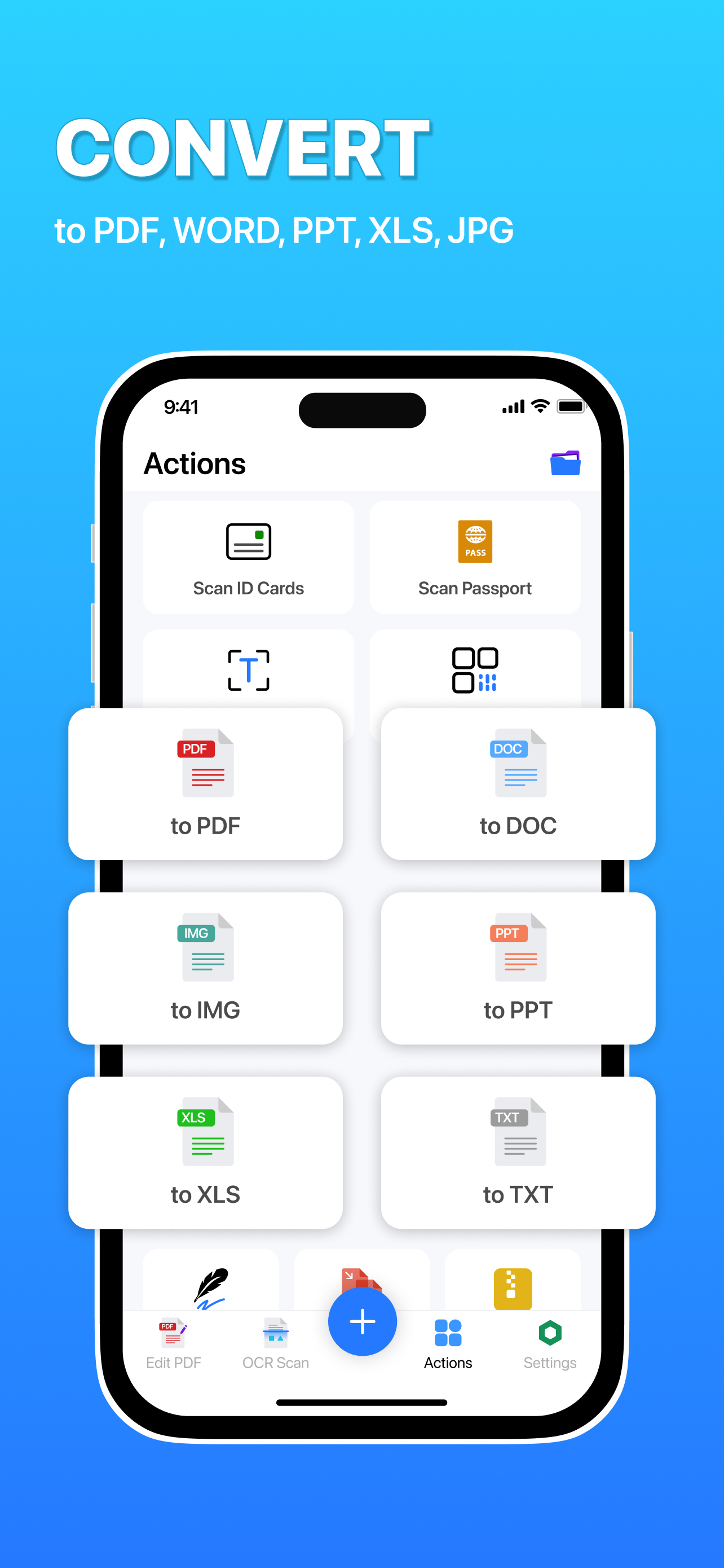 Cam PDF OCR Document Scanner