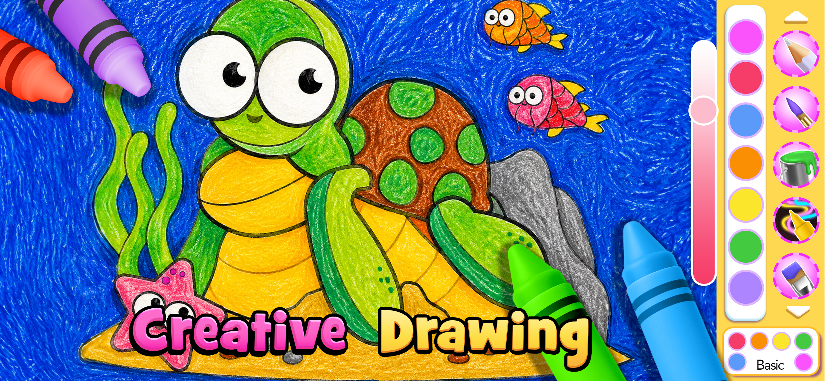 Rainbow Neon Coloring Book Kid screenshot 7