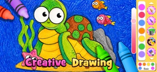 Rainbow Neon Coloring Book Kid iPhone screenshot