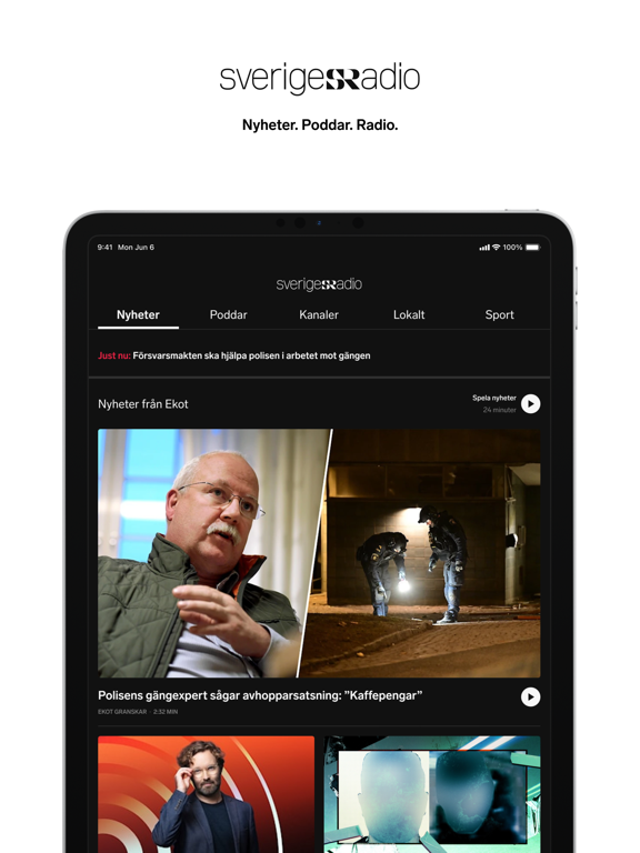 Screenshot #4 pour Sveriges Radio Play
