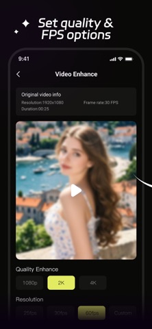 VideoUpscale:AI Video Enhancer Screenshot 1 of 4