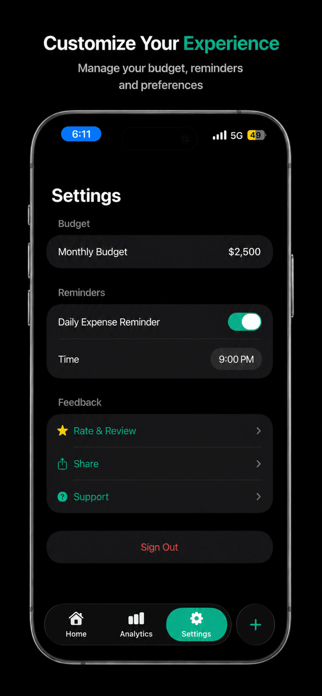 Meteora Expense Tracker Screenshot 5 of 5