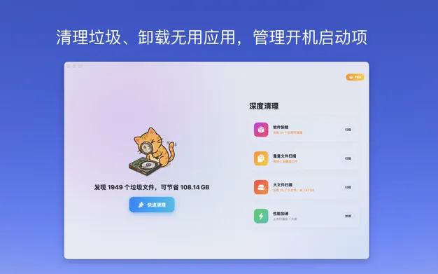 Cleaner Cat  Mac 清理大师应用截图