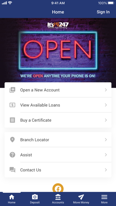 1st Valley Credit Union Mobile Screenshot