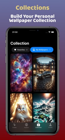 WallMind: AI Wallpaper Maker Screenshot 4 of 6