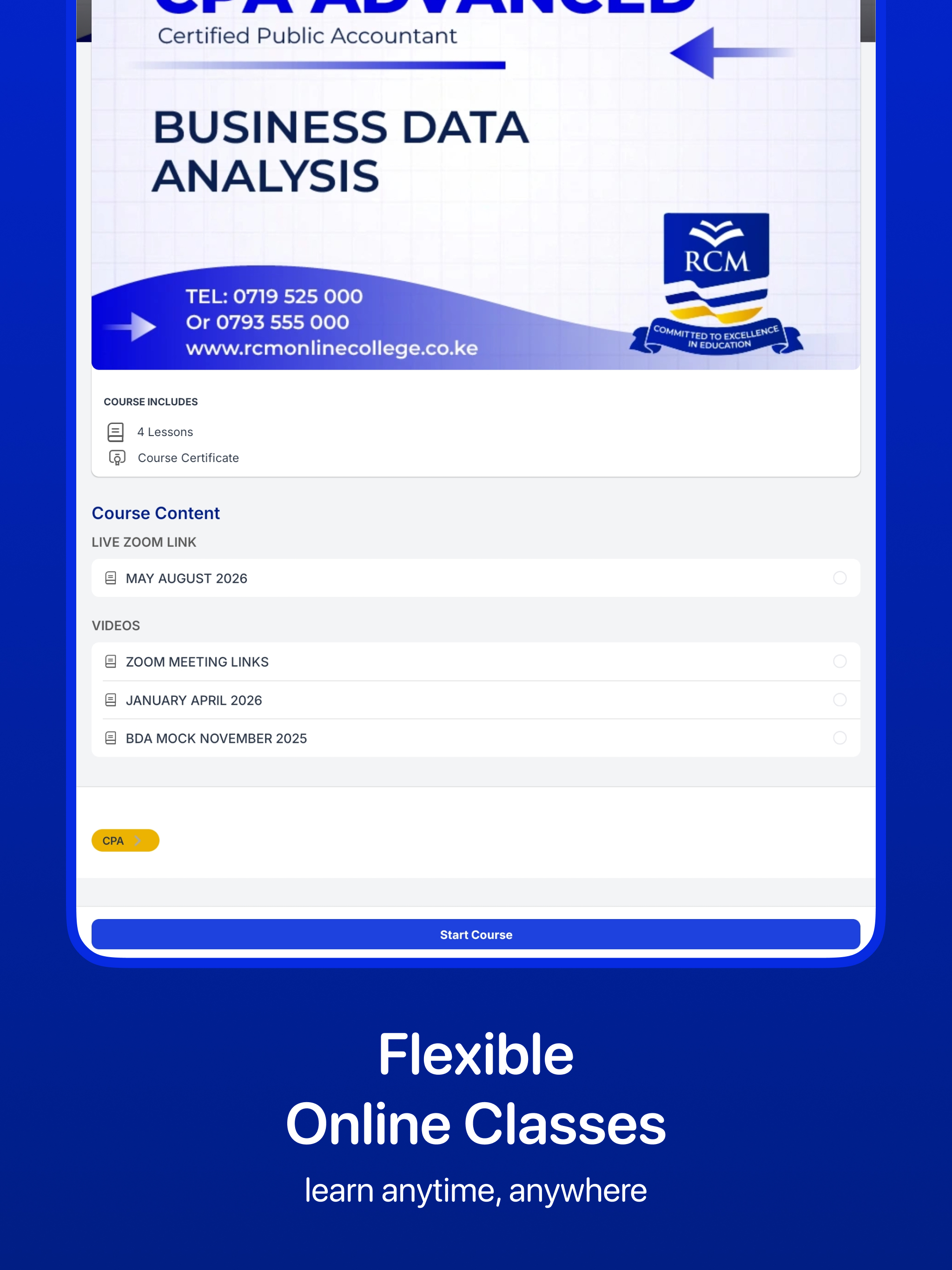 RCM Online College screenshot 9