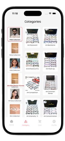 Knight Horse Eyewear: B2B iPhone screenshot