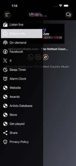 UKCountryRadio.com screenshot 4