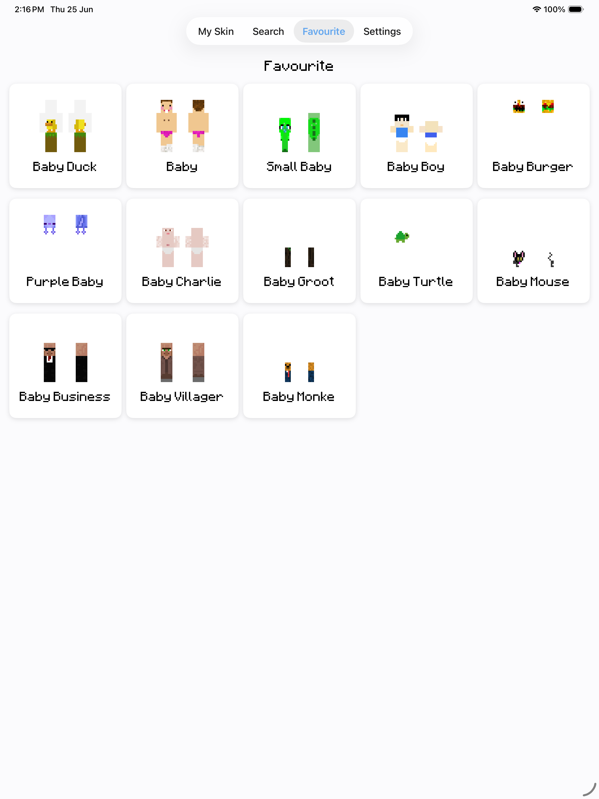 Baby Skins for Minecraft PE