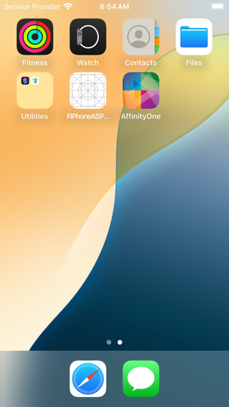 Affinity One FCU Screenshot