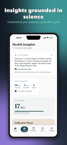 Cyla - Private Period Tracker iPhone screenshot