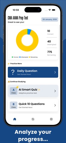 CMA AAMA Exam Prep & Test Screenshot 2 of 6
