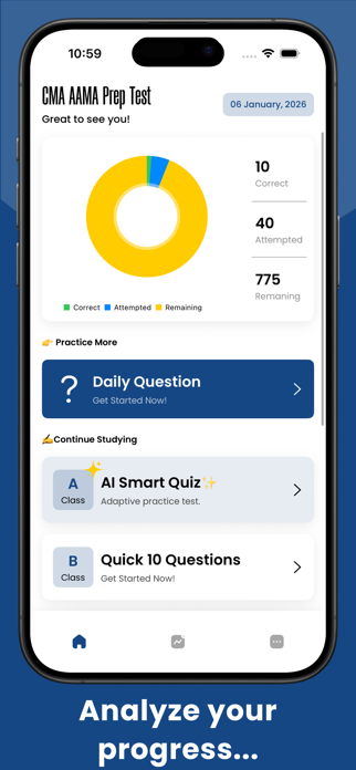 CMA AAMA Exam Prep & Test Screenshot 2 of 6