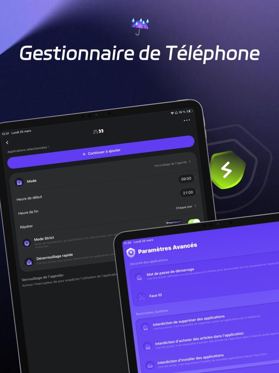 Screenshot #6 pour Verrouillage & Masquer App Pro