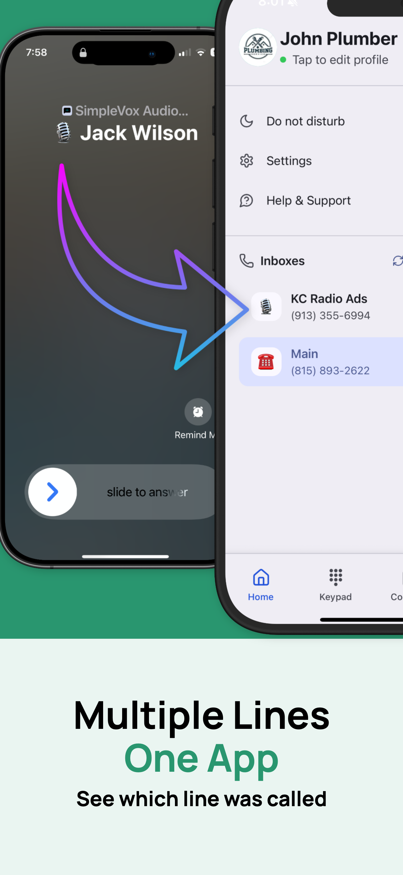 SimpleVox Virtual Phone System