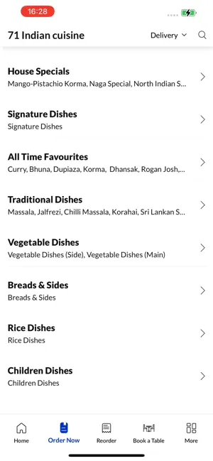 71 Indian Cuisine screenshot 3