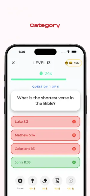 Bible Quiz Game Offline screenshot 4