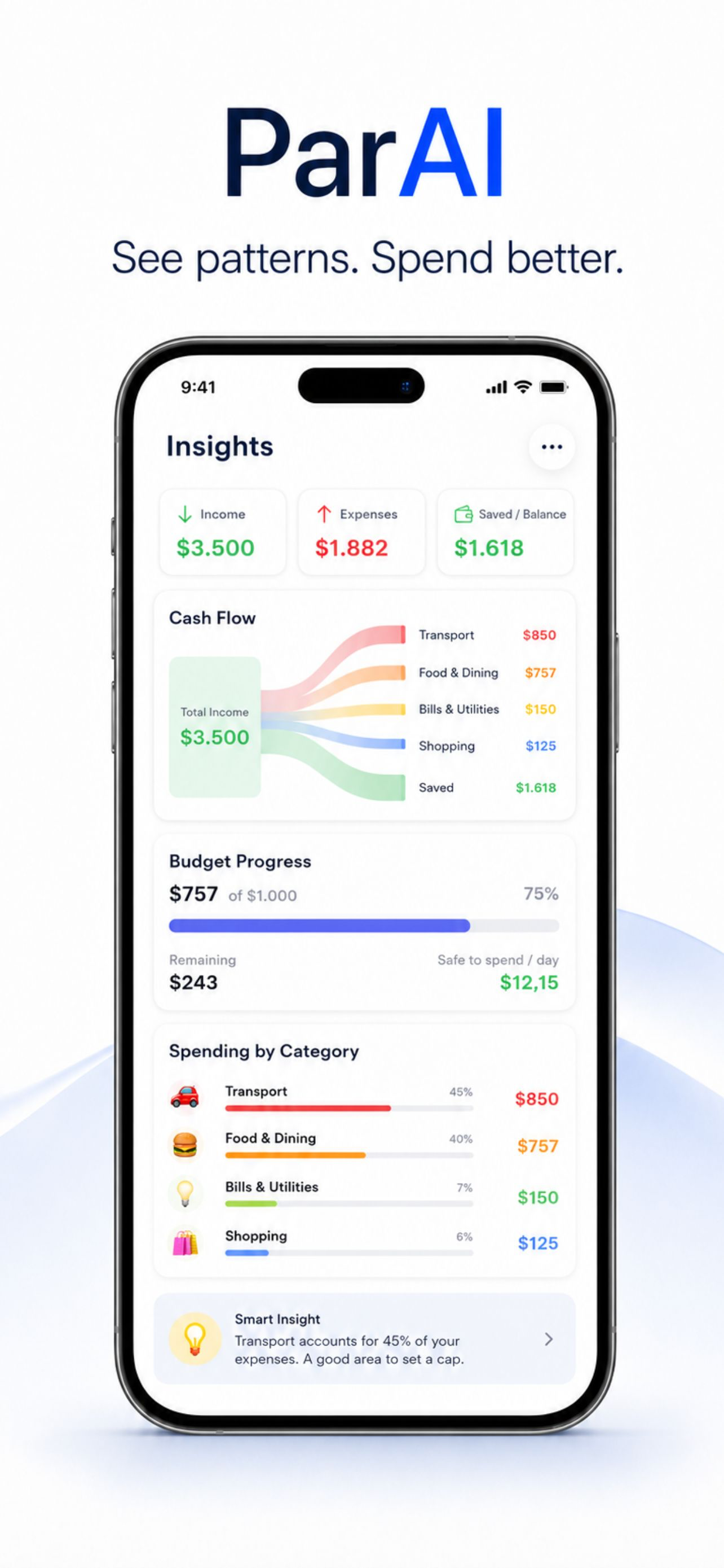 ParAI: Income&Expense Tracker screenshot 4