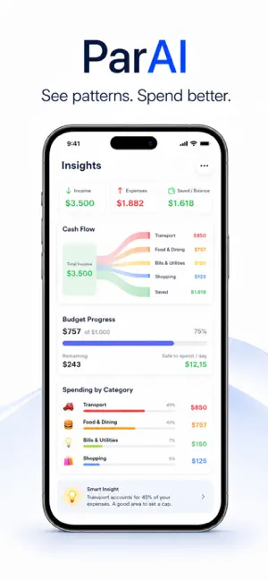 ParAI: Income&Expense Tracker screenshot 4