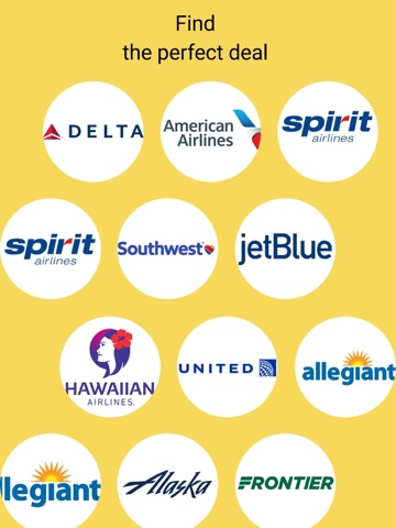 Discount airline tickets:Deals ipad screenshot 1