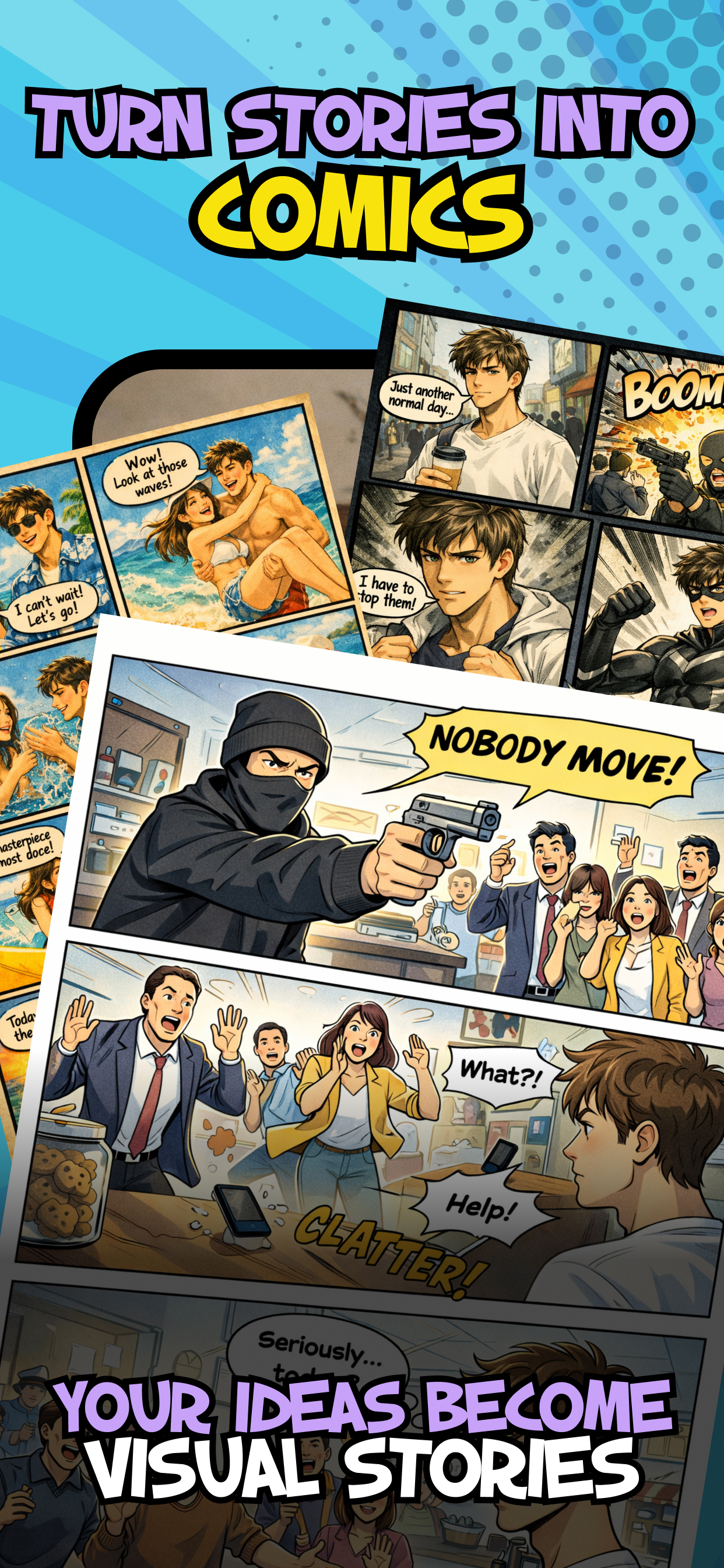 Toonly: AI Story & Comic Maker