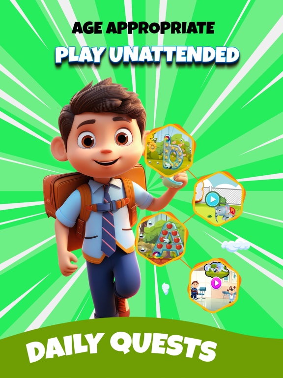 Kids' Learning - Gamely School iPad screenshot 7 - Education app