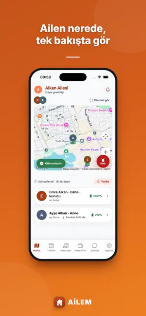 Ailem: Aile Konum ve Güvenlik screenshot 3