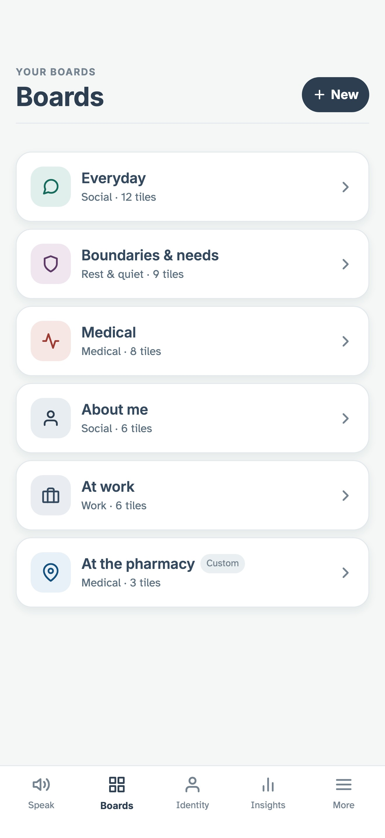 SocialVoice AAC screenshot 2
