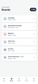 SocialVoice AAC screenshot