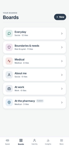 SocialVoice AAC iPhone screenshot
