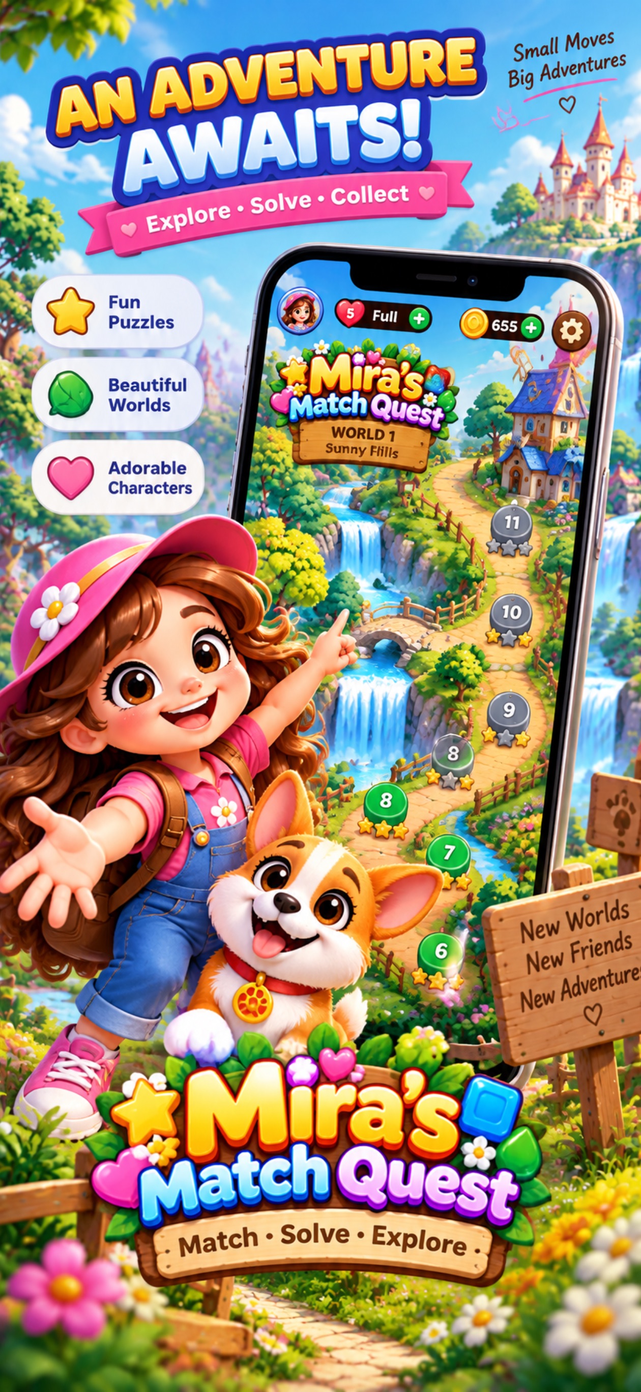Screenshot 1 of Miras Match Quest