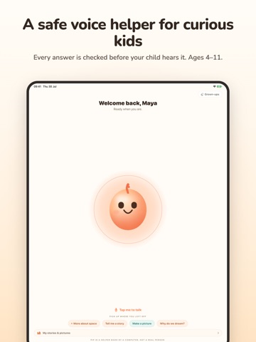Pip: Kid Safe AI Voice Chat
