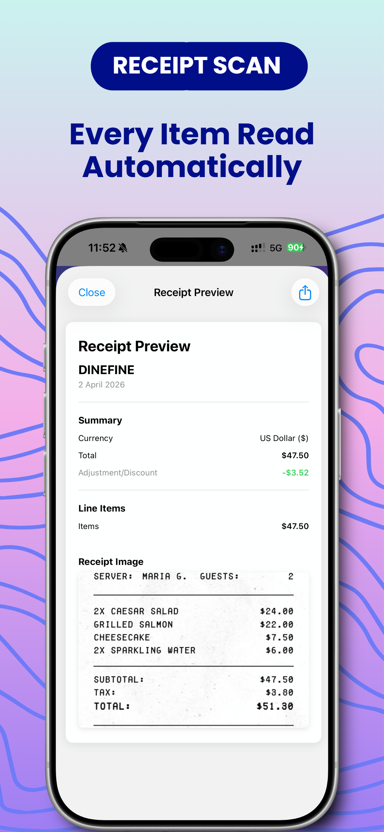 AI Receipt Scanner Tracker screenshot 5