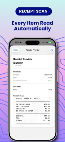 AI Receipt Scanner Tracker Screenshot 5 of 9