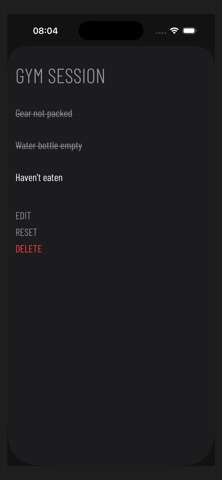 FrictionList screenshot