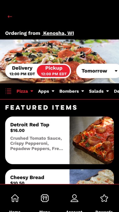 Valeo's Pizza Screenshot