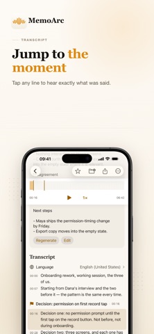 MemoArc: Offline Voice Notes Screenshot 6 of 9