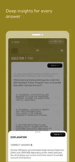 IWI Wealth Exam Prep: With AI iPhone Screenshot 4