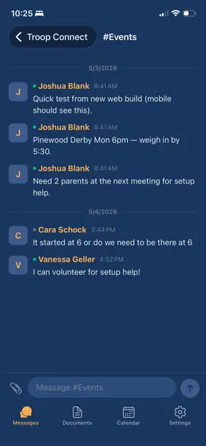 Troop Connect — Youth Leaders screenshot 1