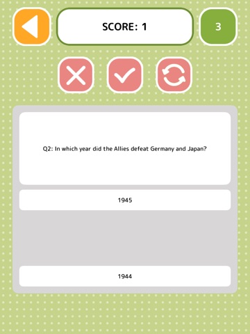 World War 2 Quiz - Game iPad screenshot