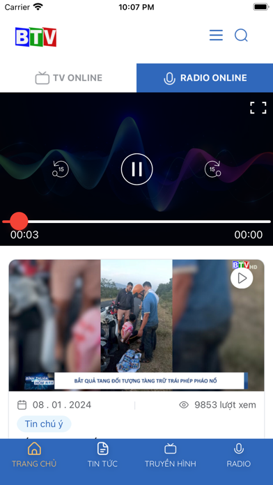THBT - Truyền Hình Bình Thuận Screenshot
