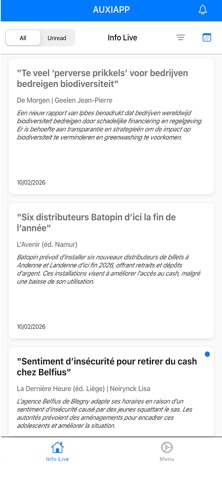 AuxiApp iPhone screenshot