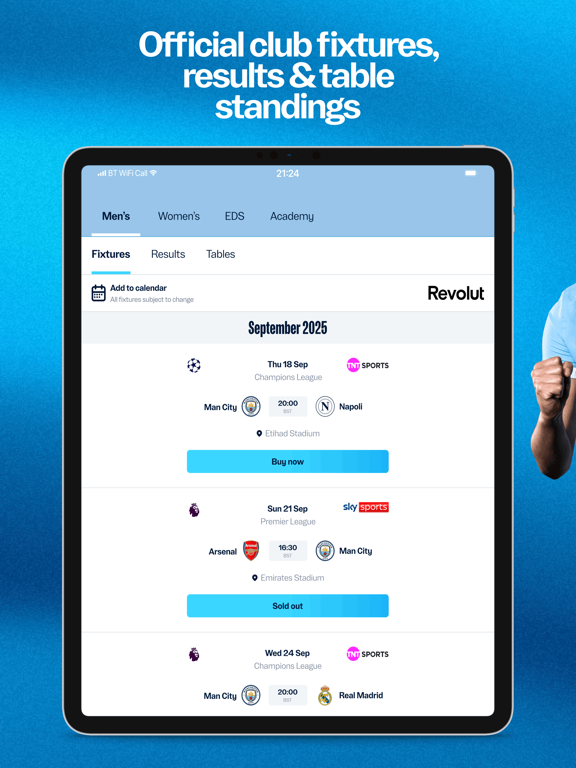 Manchester City Official App iPad screenshot 7