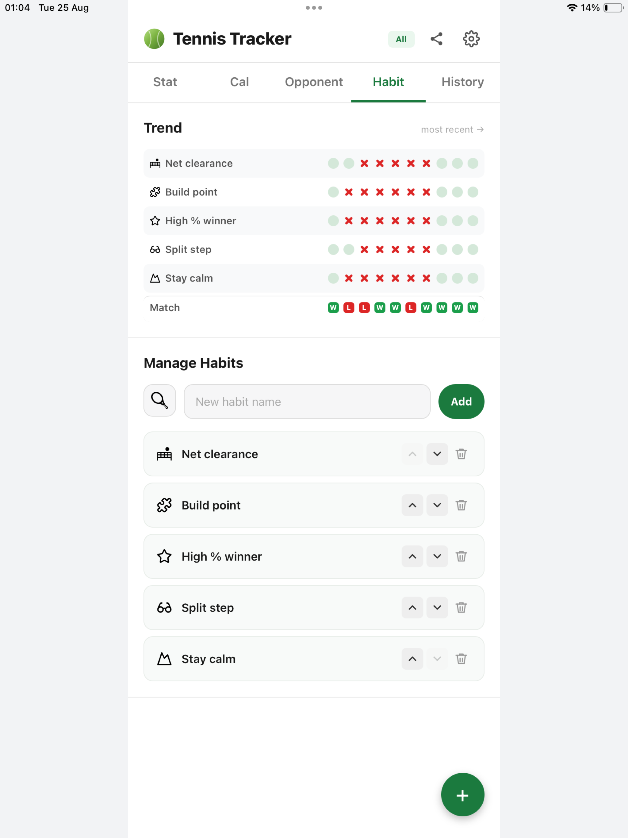 Tennis Tracker Lite screenshot 11