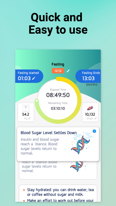 Fasting Diary - IF tracker Screenshot