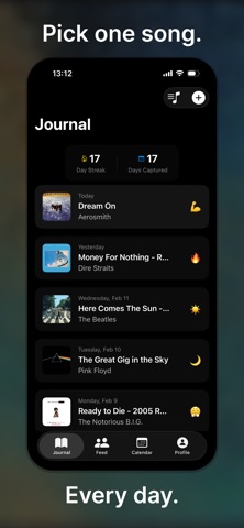 Songstamp - Music Journal screenshot