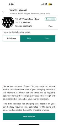 Smart AC EV Charger screenshot