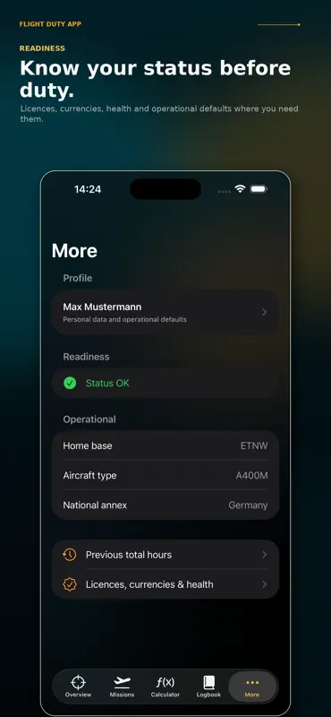 Flight Duty App screenshot 10 of 10