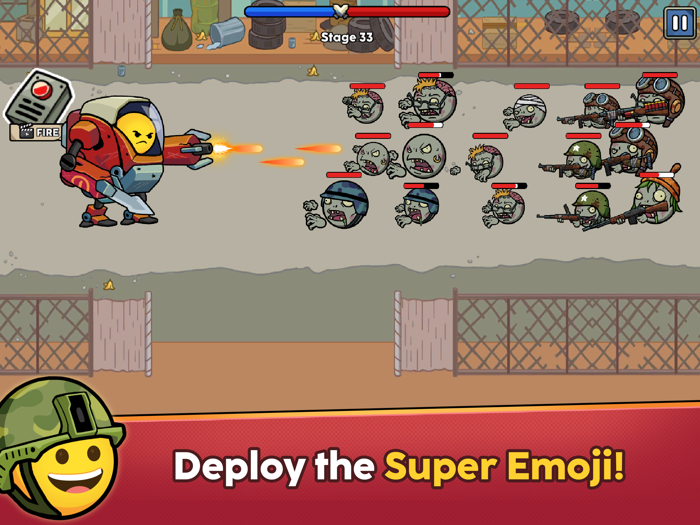 Emoji vs Zombie Merge Battle